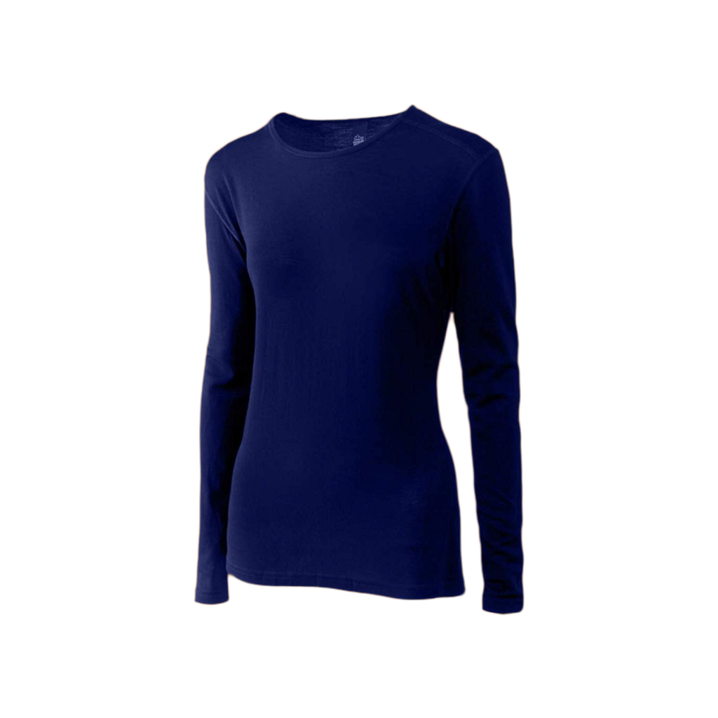 Merino Wool Women's Long Sleeve Top | Crew Neck Shirt
