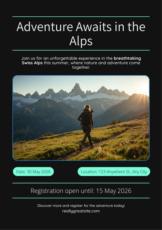 Woman hiking in the Swiss Alps in merino wool