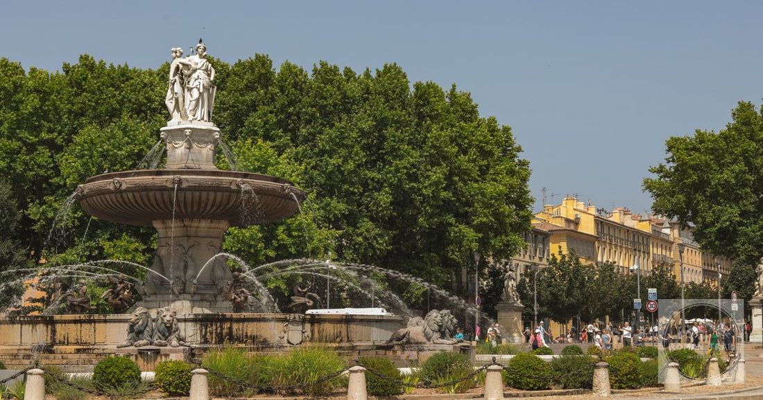 The Fontaine de la Rotonde at Aix en Provence, France