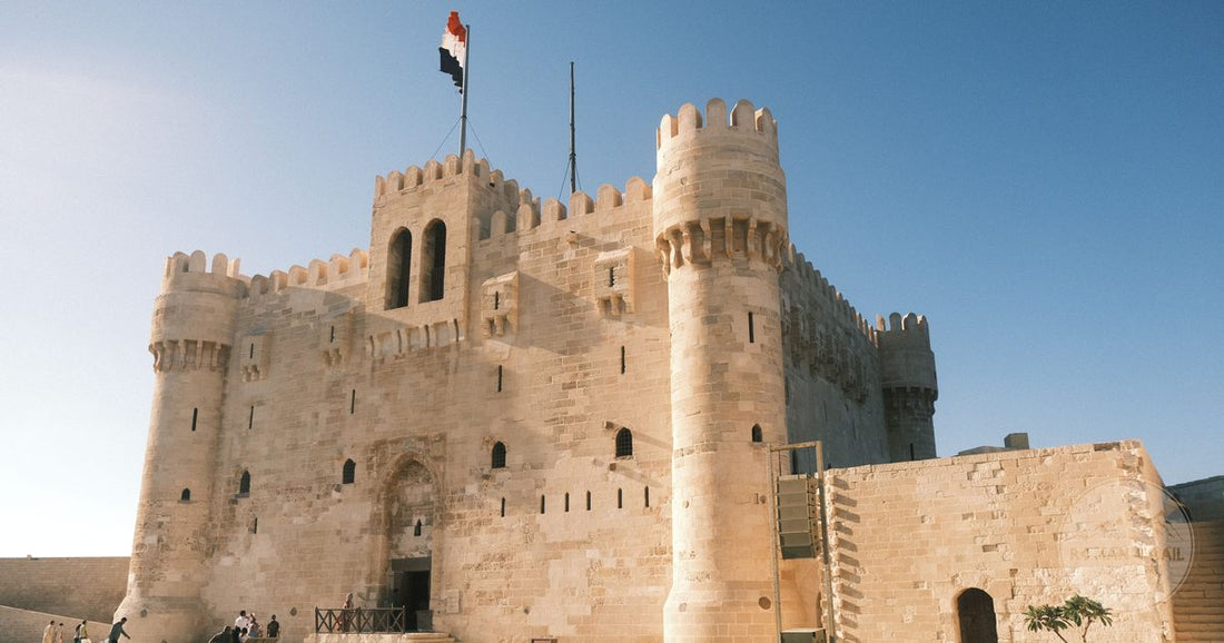 The Citadel of Qaitbay on the harbour at Alexandria, Egypt