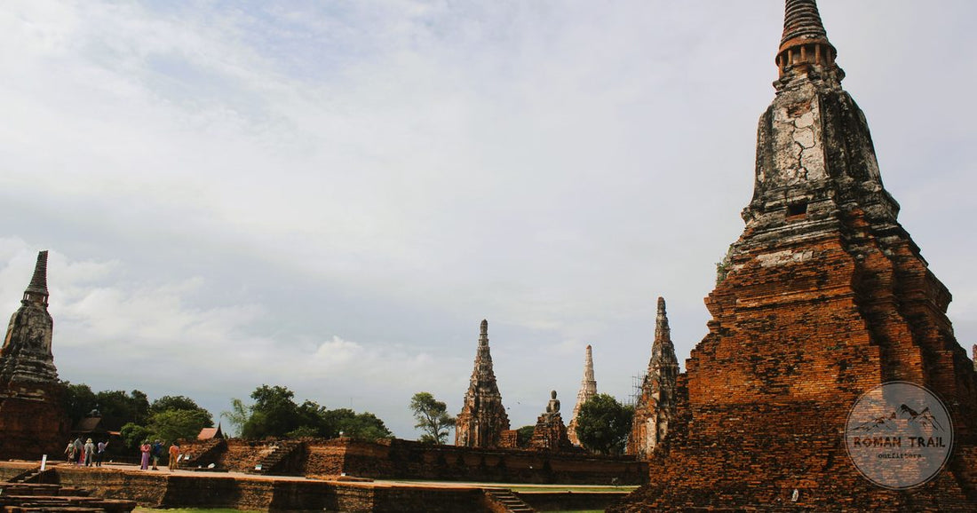 The ancient architecture of Wat Chaiwatthanaram at Ayutthaya, Thailand