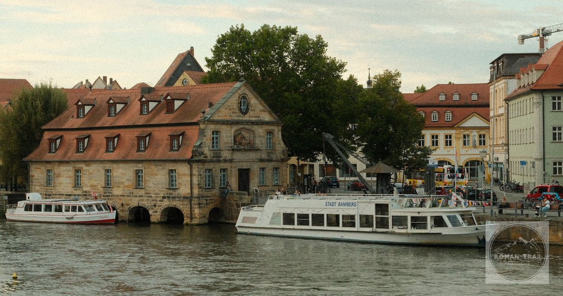 Explore the scenic riverside architecture of Bamberg, Germany with charming historical details.