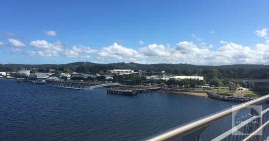 The Clyde estuary and jetties at Batemans Bay, New South Wales