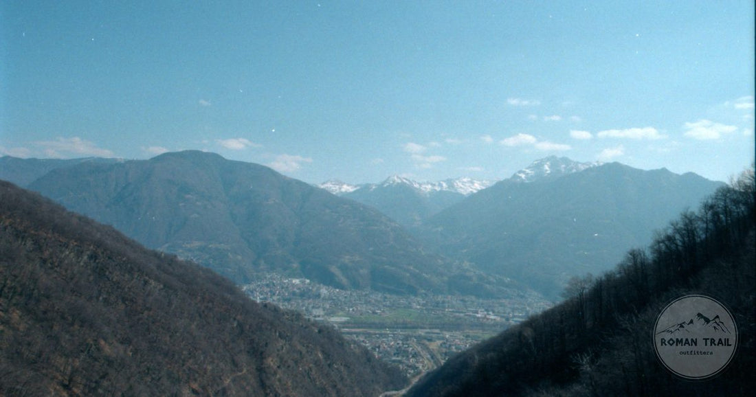 The mountain valley at Monte Carasso in the Bellinzona district of Ticino, Switzerland