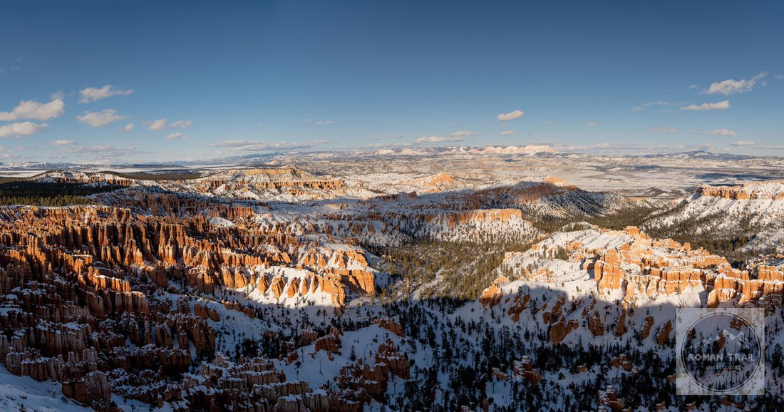 Snow on the hoodoos at Bryce Canyon National Park, Utah