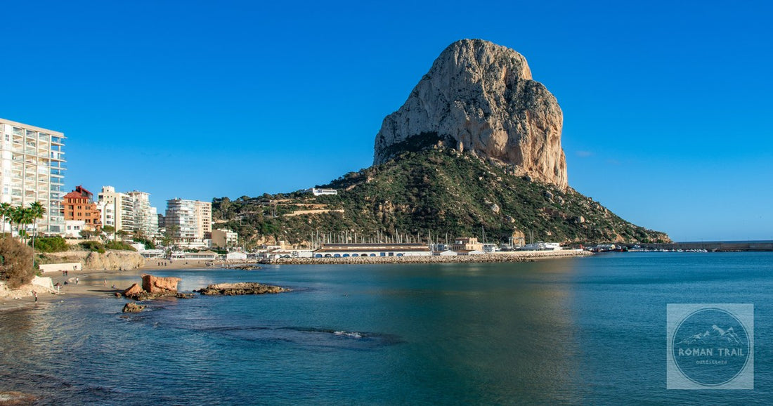 The Penon de Ifach above the coastline at Calpe, Spain