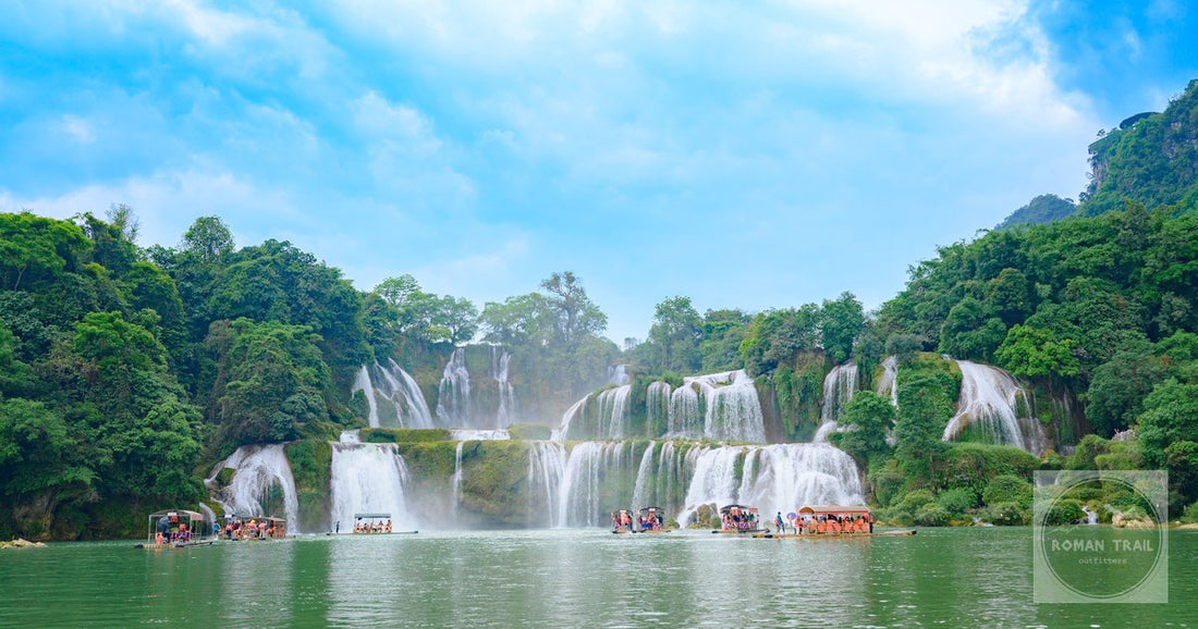 The Ban Gioc waterfall in Cao Bang province, Vietnam
