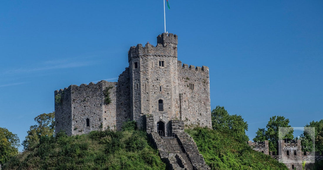 Cardiff Castle, a medieval landmark in the centre of Cardiff, Wales