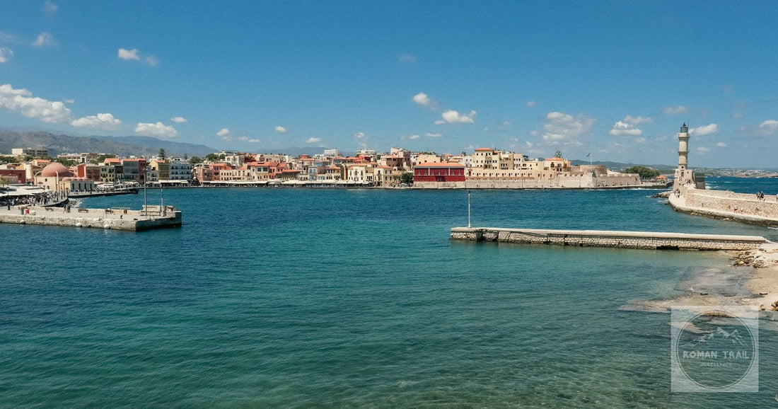 The Venetian harbour at Chania on Crete, Greece