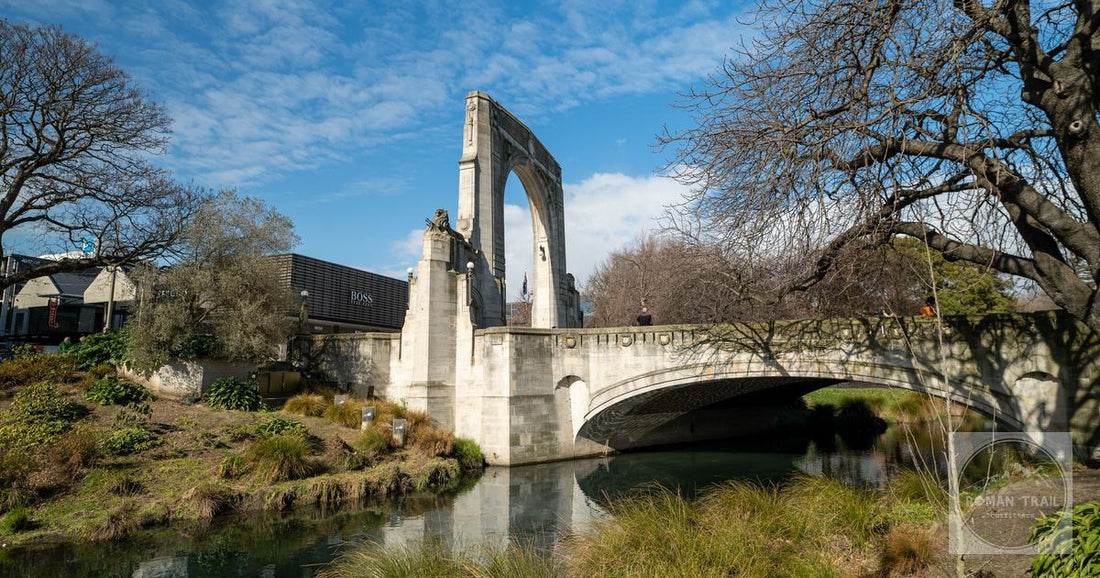 The Bridge of Remembrance in Christchurch, New Zealand