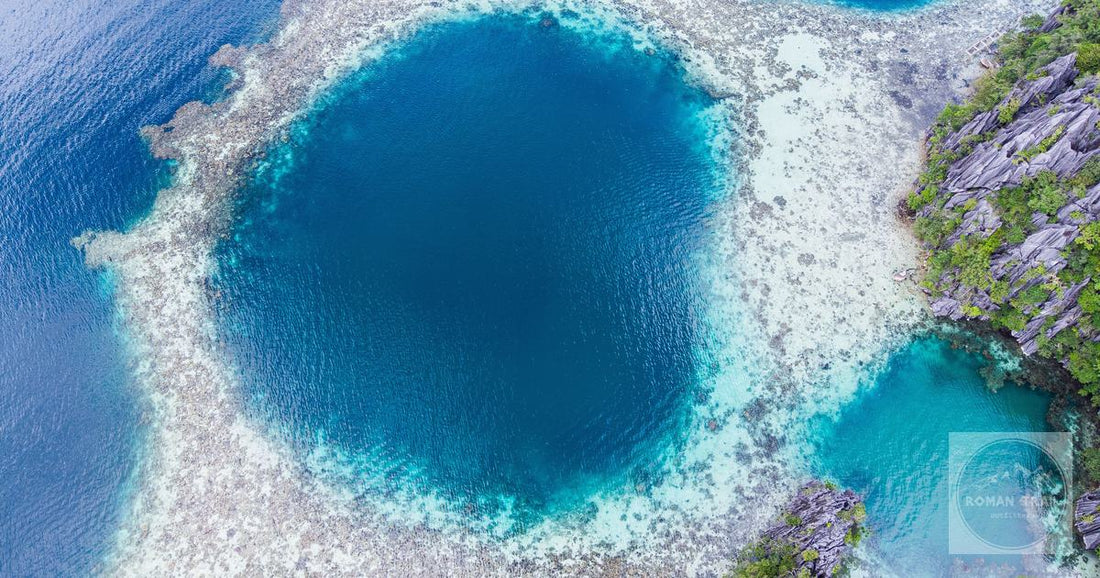 Twin Lagoons and its rock formations at Coron, Palawan, Philippines