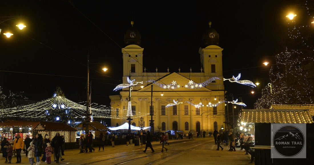 The Great Reformed Church at Debrecen, Hungary, and the Christmas market