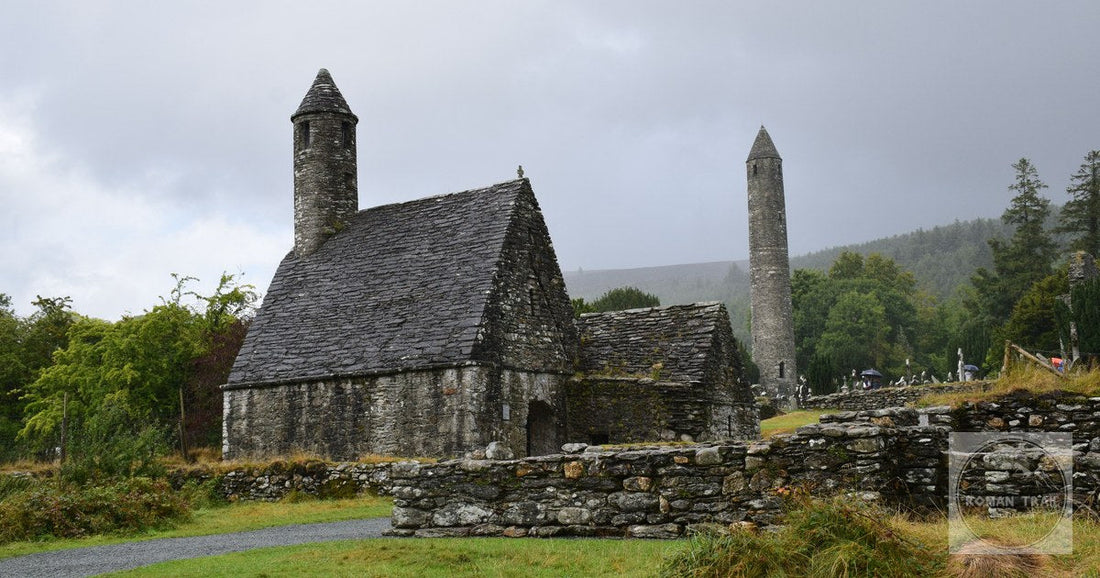 St Kevin's Church in the monastic city at Glendalough, County Wicklow
