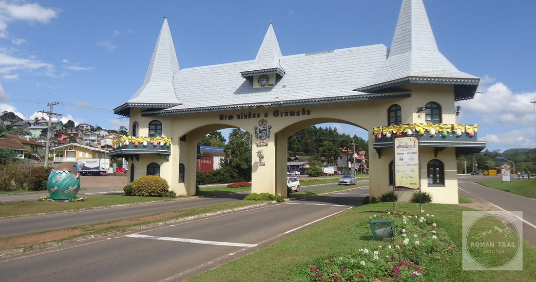 The entrance arch at Gramado in Rio Grande do Sul, Brazil
