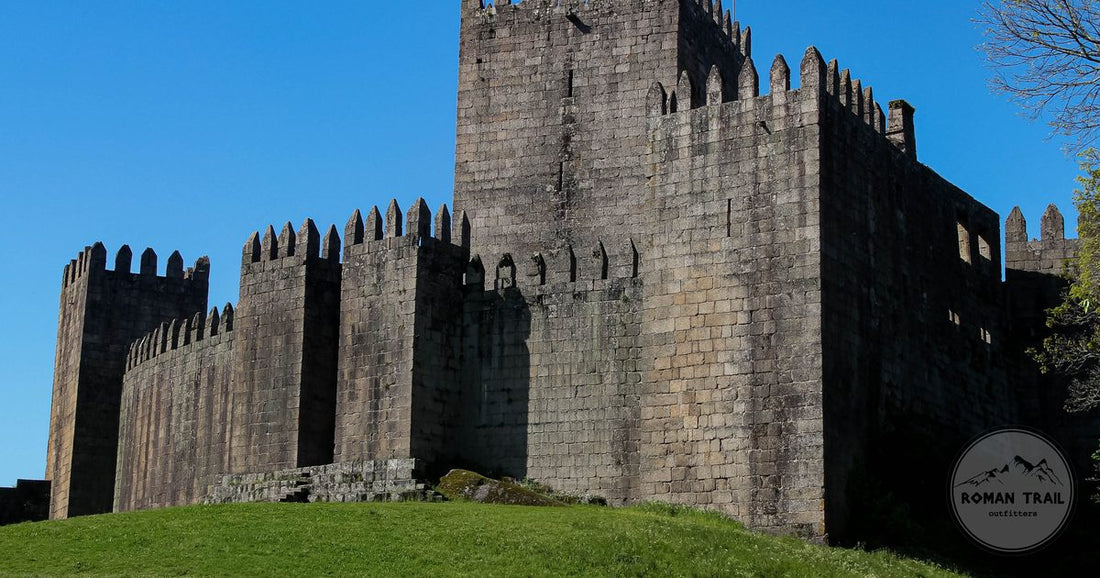The medieval castle at Guimaraes, Portugal