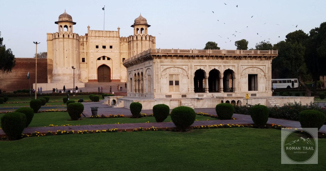 Lahore Fort and its gardens in Lahore, Pakistan