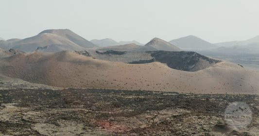 Volcanic scenery in Timanfaya National Park, Lanzarote, Canary Islands