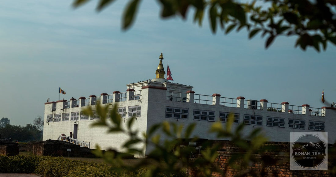 The Maya Devi Temple at Lumbini, Nepal, the birthplace of the Buddha