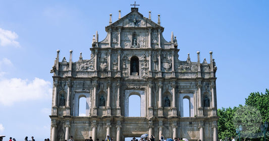 The Ruins of St Paul's in Macau under a clear sky