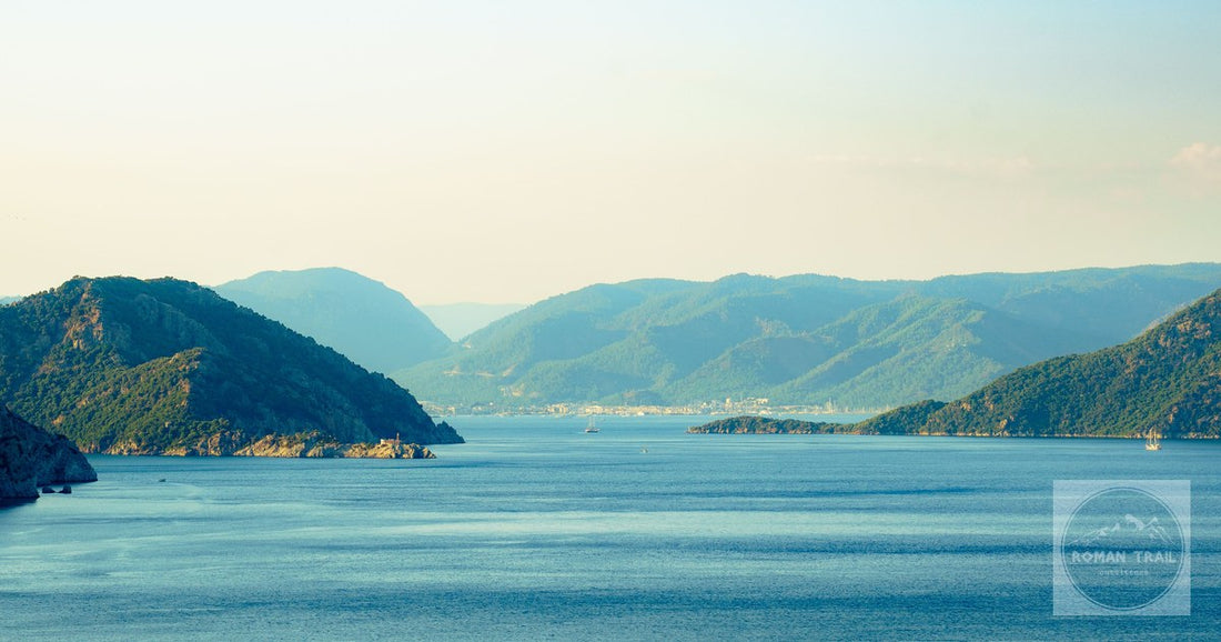 Marmaris bay and the mountains behind it, Turkiye