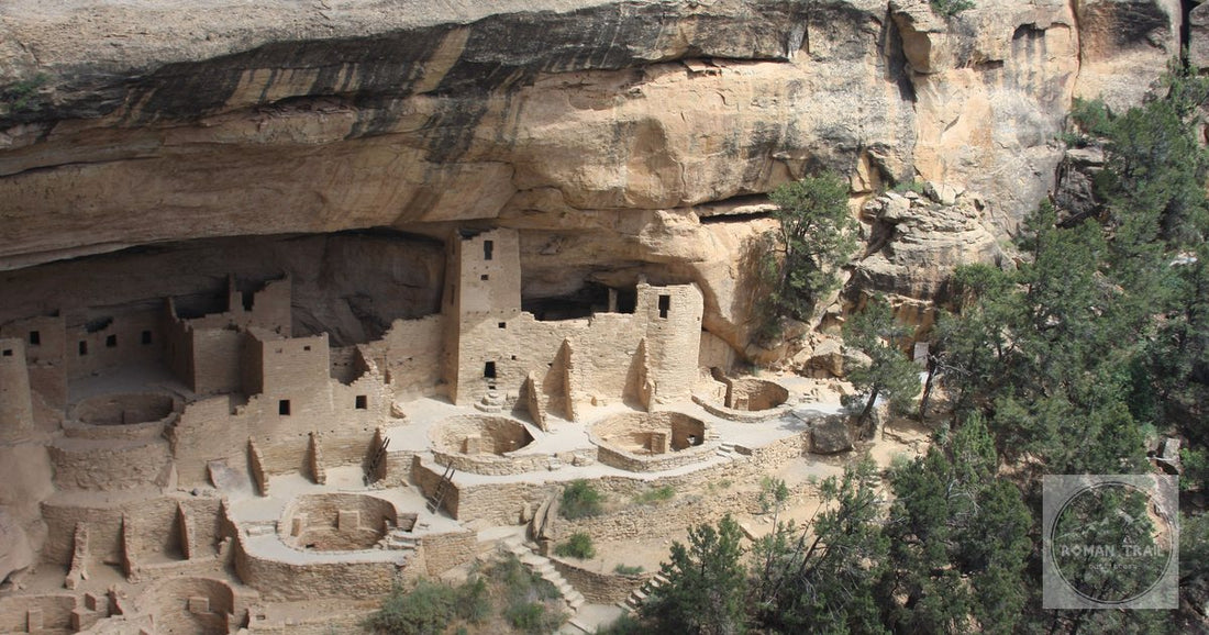 The Cliff Palace ruins at Mesa Verde National Park, Colorado