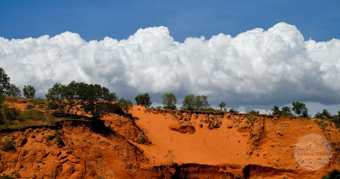 The red sand dunes at Mui Ne, Vietnam