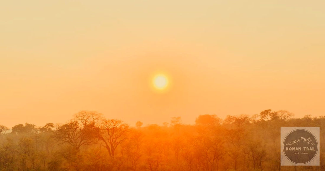 Warm golden sunrise over the Kenyan savanna, featured image for a Nairobi packing list for women