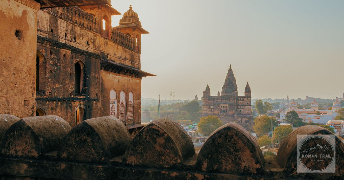 The temples and fort of Orchha, Madhya Pradesh, India