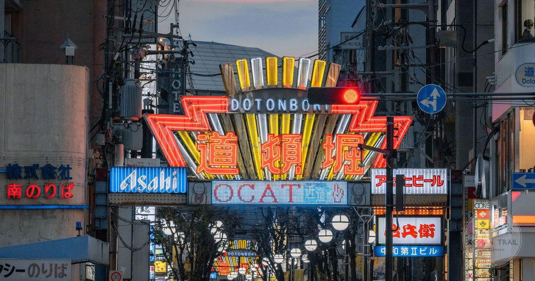 Neon signage in Dotonbori, Osaka packing list for women by Roman Trail Outfitters