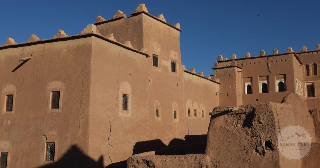 The mud-brick Taourirt Kasbah at Ouarzazate, Morocco