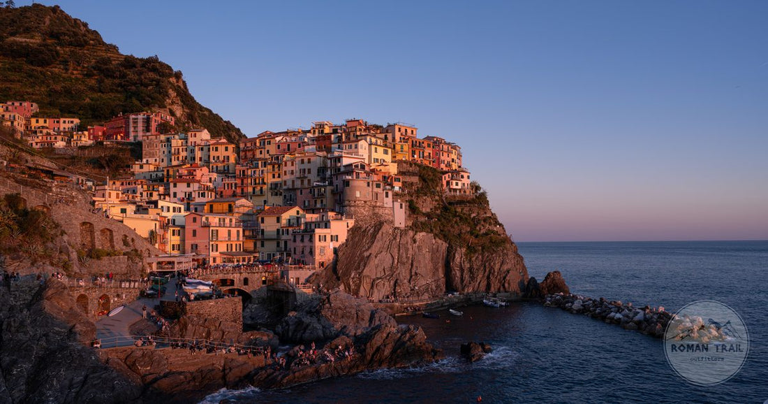 Cinque Terre packing list for women, Manarola at sunset Liguria Italy