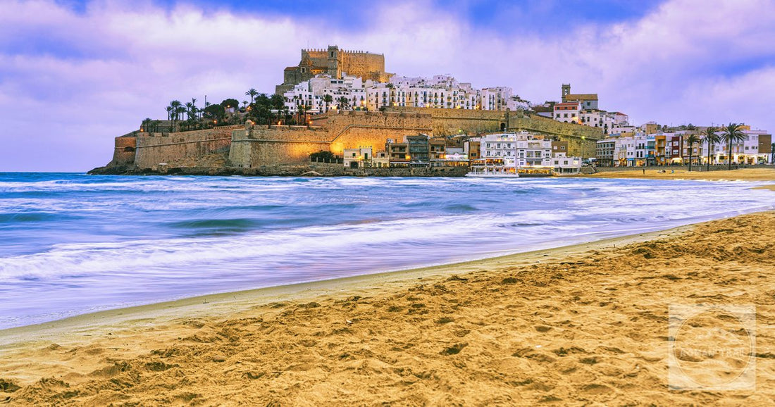 Peniscola castle above the sea, Valencia region, Spain