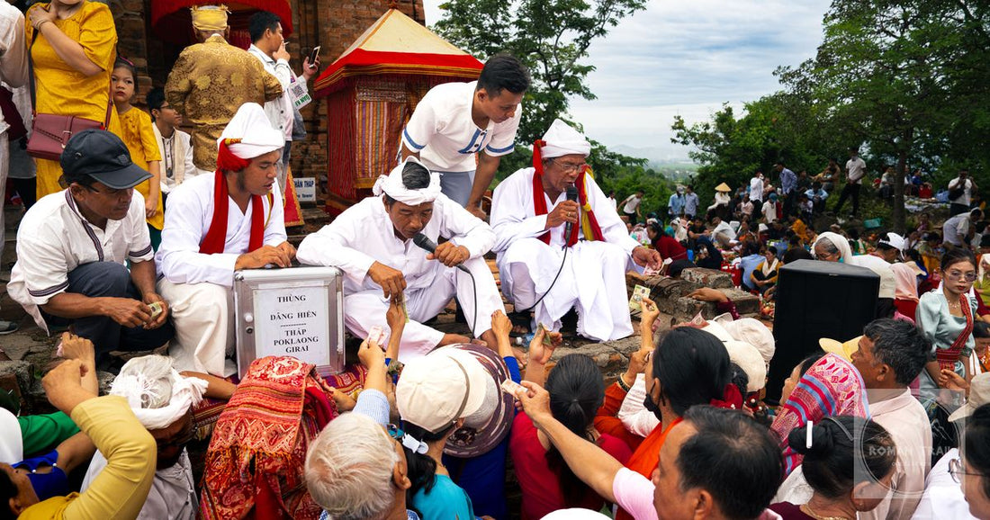 A Cham ceremony at the Po Klong Garai towers, Phan Rang, Vietnam