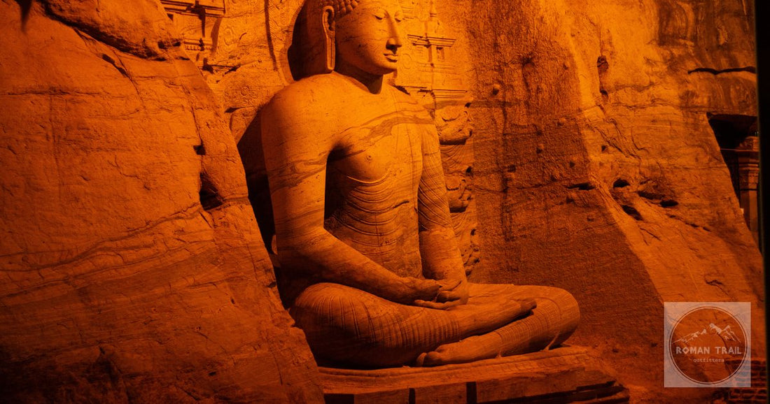 The rock-cut Buddha at Gal Vihara in Polonnaruwa, Sri Lanka