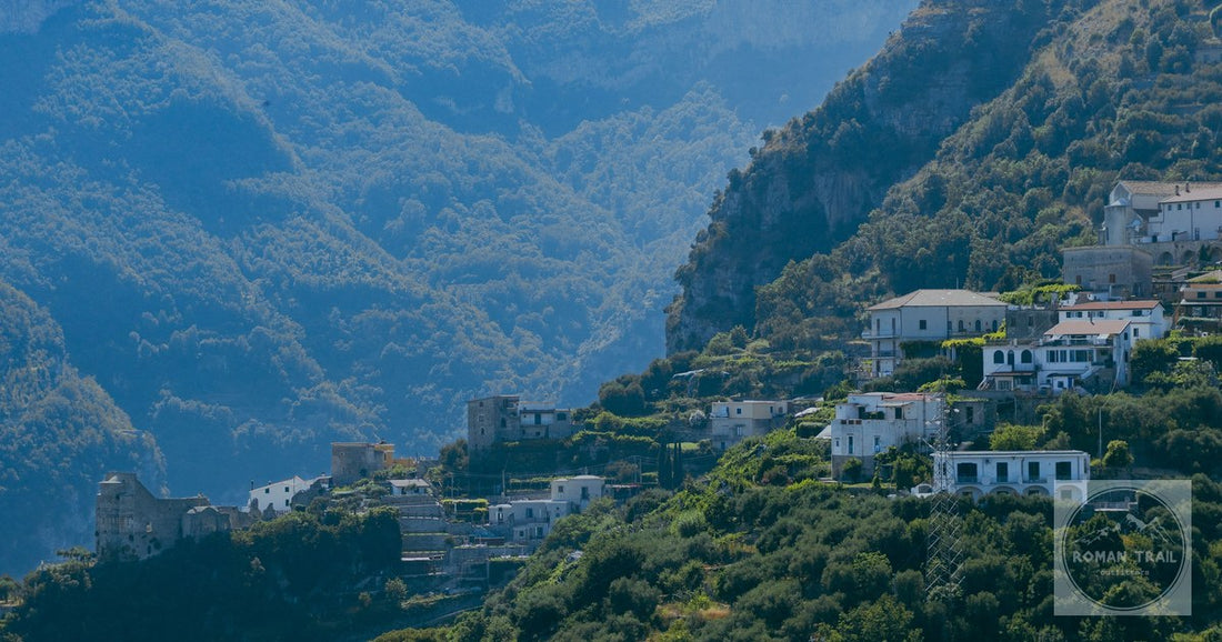 The hillside town of Ravello above the Amalfi Coast, Campania