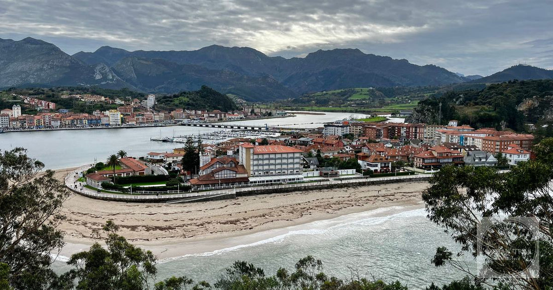 Ribadesella, its beach and the hills around it, Asturias