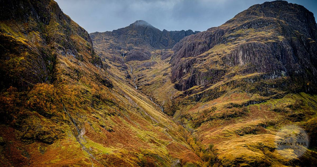 The mountains of Glencoe in the Scottish Highlands
