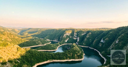 Uvac Canyon Serbia river meanders at sunrise