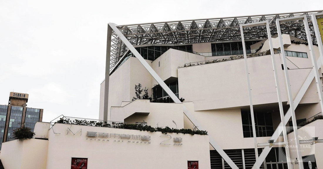 The National Taichung Theater, Toyo Ito's building of curved concrete shells with almost no straight walls.