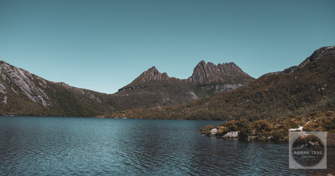 Cradle Mountain reflected in a still lake, Tasmania