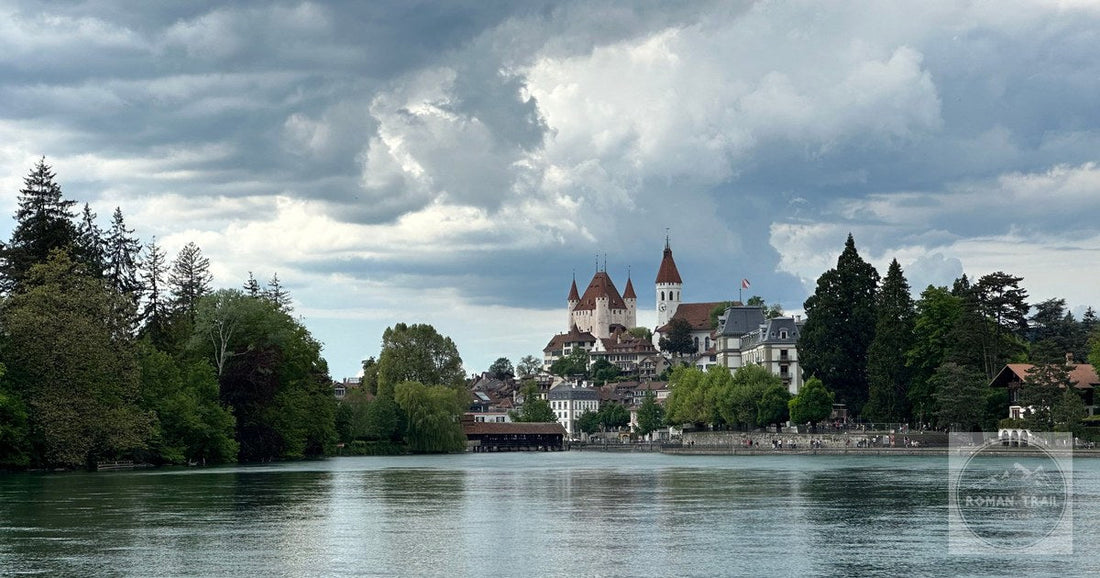 Thun Castle above the Aare river, Switzerland
