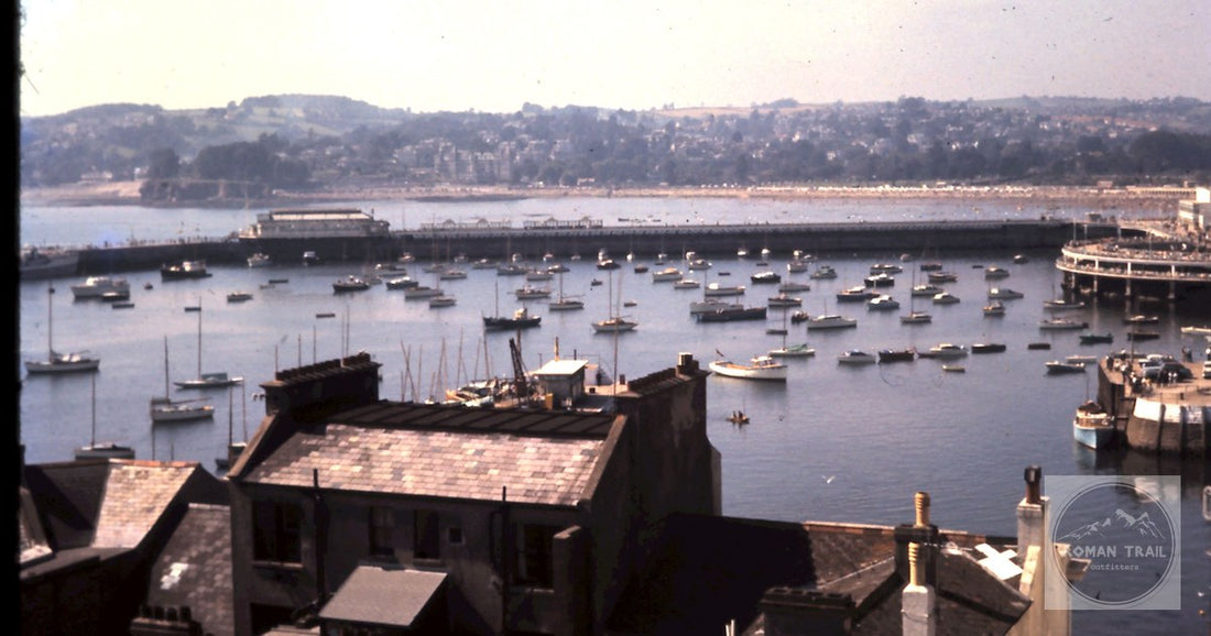 Boats filling the harbour at Torquay, England
