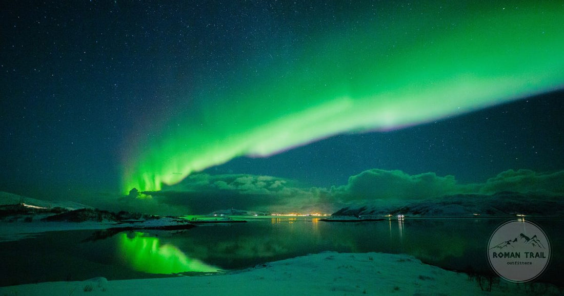 Aurora borealis over Tromso, Norway