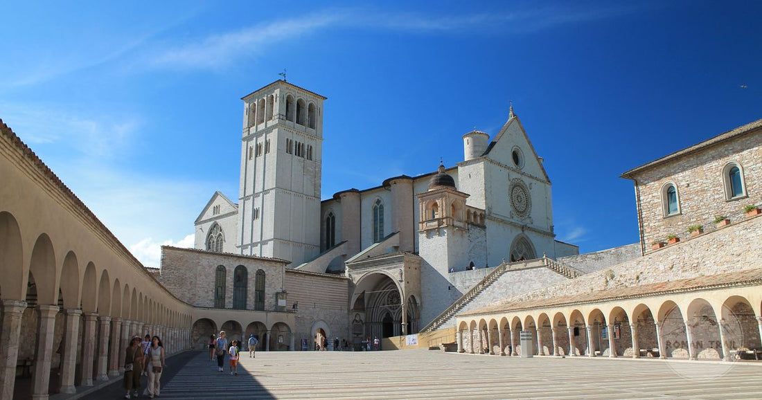The Basilica of Saint Francis at Assisi, Umbria, Italy