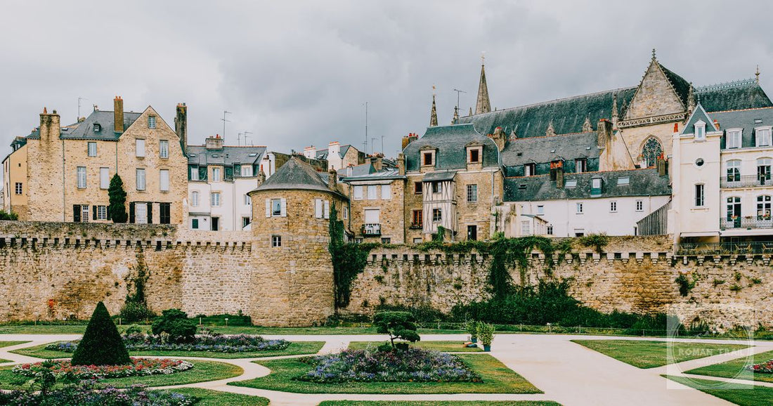 Explore the medieval fortifications and gardens of Vannes, showcasing the rich history and architecture