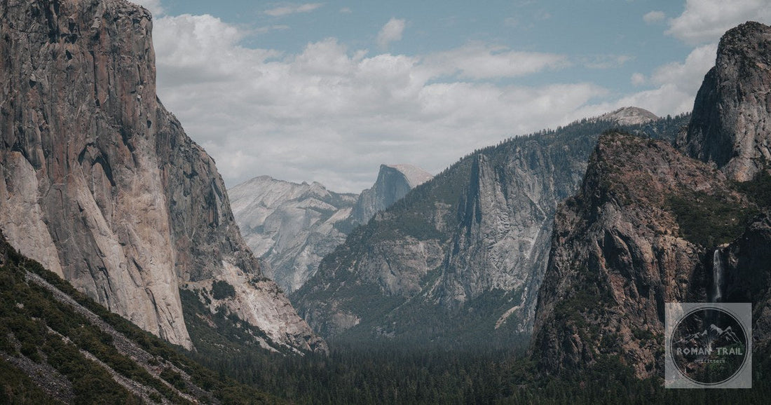 El Capitan above the forest in Yosemite Valley, California