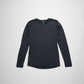 Merino Wool Women's Long Sleeve Top | Crew Neck Shirt