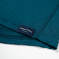 Merino Wool Women's Long Sleeve Top | Crew Neck Shirt | Atlantic Teal