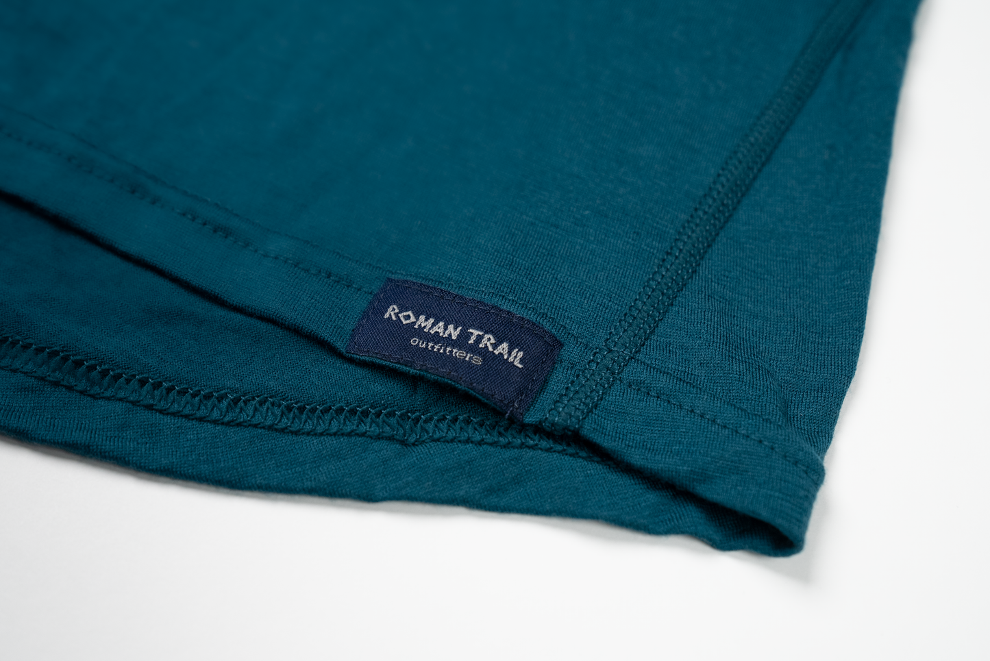 Merino Wool Women's Long Sleeve Top | Crew Neck Shirt | Atlantic Teal