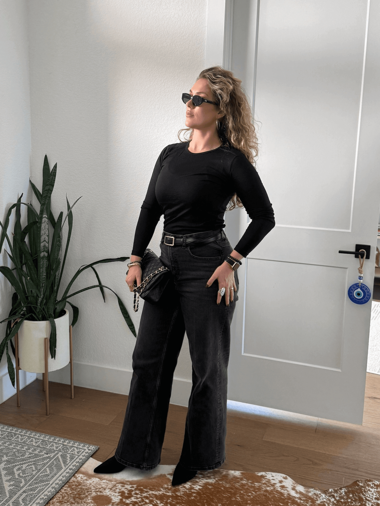 Merino Wool Women's Long Sleeve Top | Crew Neck Shirt